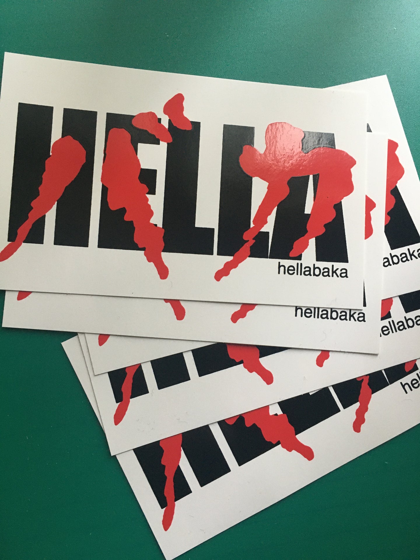 HELLABAKA stickers (5 pack)