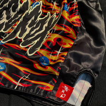 Load image into Gallery viewer, FF FLAMING TIGER STRIPE MUAY THAI SHORTS
