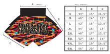 Load image into Gallery viewer, FF FLAMING TIGER STRIPE MUAY THAI SHORTS
