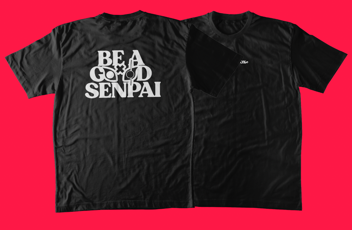 VXN "Be a Good Senpai" tee